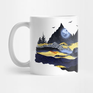 The Moon and the Golden Mountains Mug